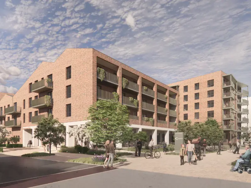 Rendering of retirement living development