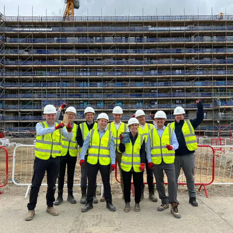 YTL Developments employees stood holding awards